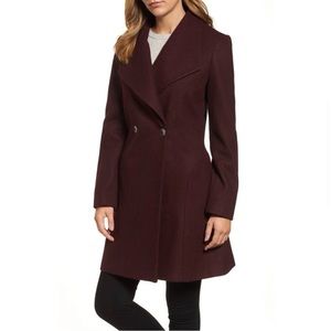Michael Kors burgundy coat